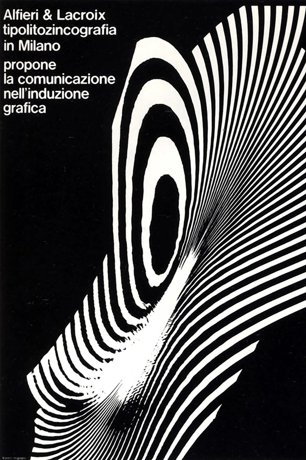 Franco Grignani graphic poster
