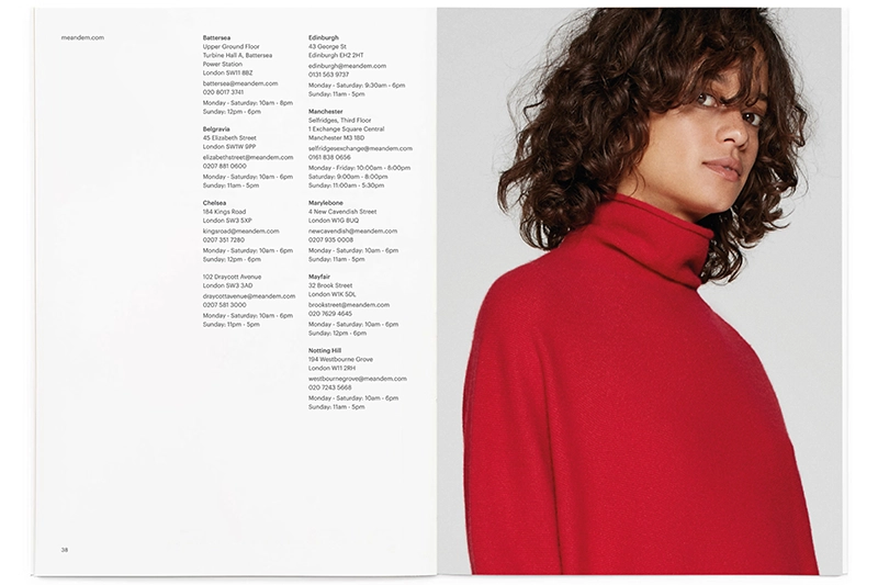 ME + EM – Spreads from the fashion house's seasonal catalogue