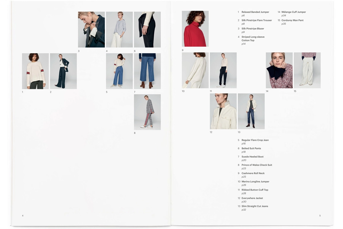 ME + EM – Spreads from the fashion house's seasonal catalogue