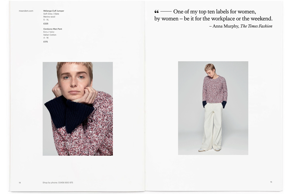 ME + EM – Spreads from the fashion house's seasonal catalogue